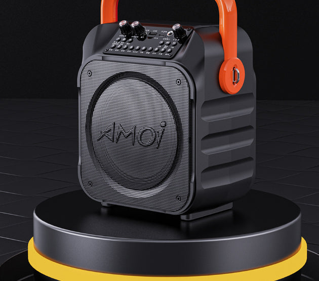 A9 Single Microphone Bluetooth Portable Speaker 6 Sound Effects