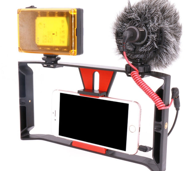 Compatible With Apple, Ulanzi Handheld Smartphone Video Rig Case For  Samsung,Phone Rig Stabilizer For Live Stream Youtube Filmmaking Vlogger