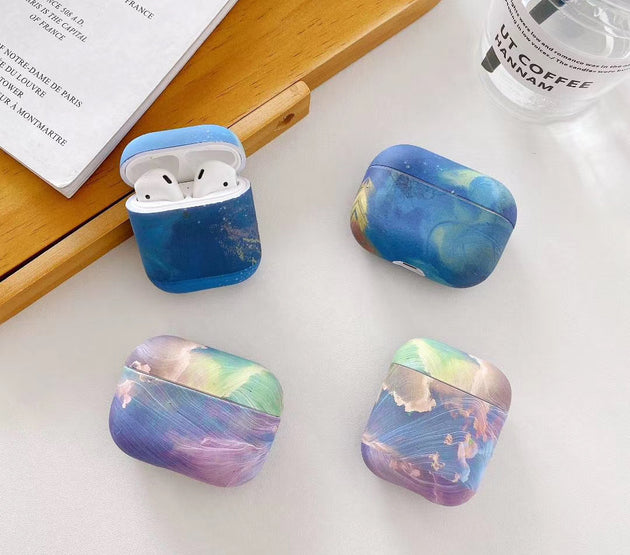 Compatible with Apple, Compatible with Apple , Ins Sky Cloud Airpods Pro Protective Sleeve Female Models Suitable For Apple Earphone Sets Airpods 2 Hard Shell