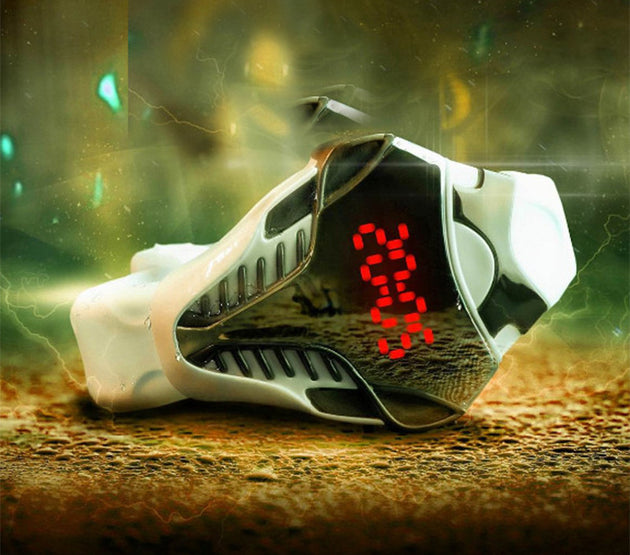 Silicone LED Digital Watch Sports Fitness Leisure Electronic Watch