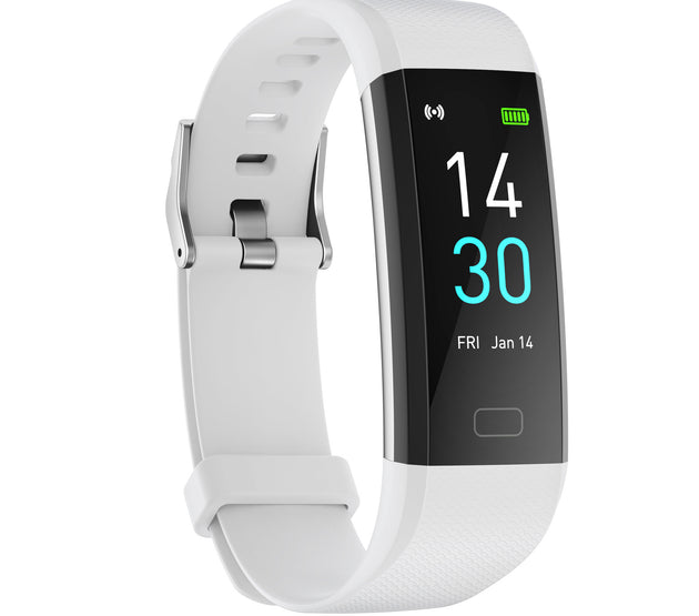 Blood Pressure Fitness Heart Rate Meter Step Temperature Smart Watch