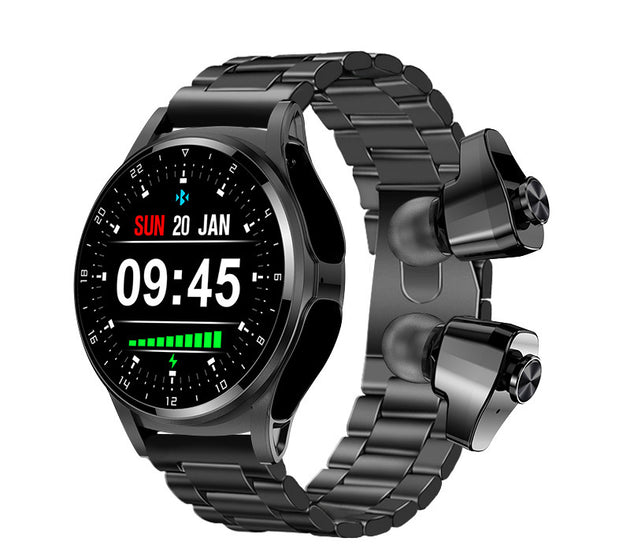 GT66 Smart Watch TWS 2-in-1 Bluetooth HD Voice Call