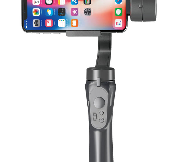 Compatible with Apple, Handheld Phone Gimbal Stabilizer 3-Axis PTZ Tripod Anti-Shake for Smartphone Vlog