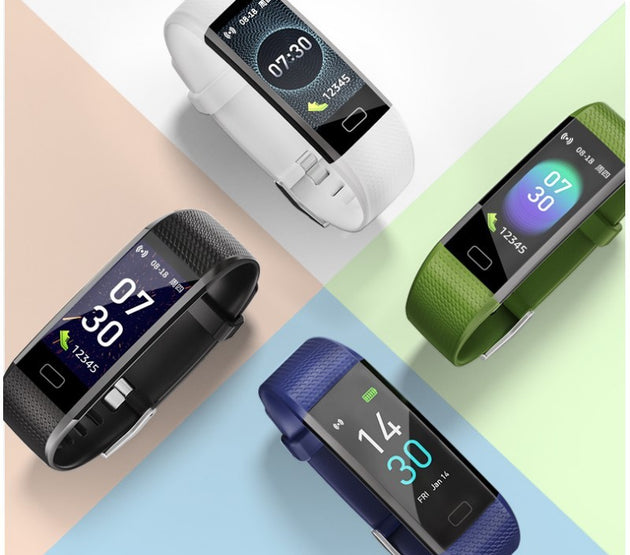 Fitness Heart Rate Meter Step Smart Bracelet Watch